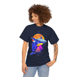 Ballena Cosmic Whale Art Unisex Heavy Cotton Tee Vibrant Geometric Ocean Design Premium Streetwear T Shirt Bold Marine Life Artwork Soft Comfortable Fit Perfect Gift for Nature Lovers and Creative Dreamers
