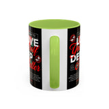 Love Yourself Deep Accent Coffee Mug 11oz 15oz Self Love Motivational Quote Cup Rose Graphic Positive Affirmation Daily Inspiration Empowerment Gift Mug