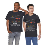 High Speed Aero Racing Machine Unisex Heavy Cotton Tee Premium Motorsport Inspired Streetwear Graphic Shirt for Performance and Speed Lovers
