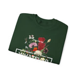 You Can Be Whatever Motivational Crewneck Sweatshirt Comfortable Unisex Pullover Bold Floral Empowerment Design Streetwear Positive Vibes Cozy Everyday Wear Perfect Gift for Dreamers Friends and Free...