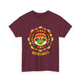 Kathakali Unisex T Shirt Kerala Traditional Dance Art Graphic Tee Indian Culture Festival Onam Heritage Malayalam Performance Heavy Cotton Top