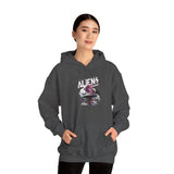 Aliens Exist UFO Graphic Unisex Heavy Blend Hooded Sweatshirt Sci Fi Streetwear Alien Space Hoodie