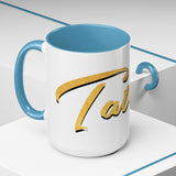 Tate Knight Logo Accent Coffee Mug 11oz 15oz Gold Foil Chess Horse Design Motivational Hustler Ceramic Cup Bold Luxury Inspired Streetwear Gift Drinkware