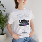 Graffiti Street Art A90 Tuner Car Graphic Unisex Heavy Cotton Tee for Drift Fans Performance Lovers and Urban Streetwear Style
