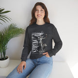 Inspire Strength Ignite Courage Unisex Crewneck Sweatshirt Premium Motivational Streetwear Bold Statue Graphic