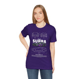 Graffiti Street Art A90 Tuner Car Graphic Unisex Heavy Cotton Tee for Drift Fans Performance Lovers and Urban Streetwear Style