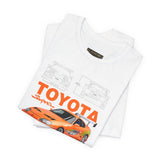 Legendary Turbo JDM MK4 Street Racer Unisex Heavy Cotton Tee Retro Tuner Car Graphic Shirt