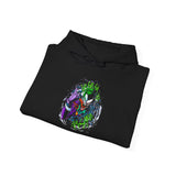 Symbiotic Madness Unisex Hoodie Bold Gothic Streetwear Dark Psychological Art Design Cozy Heavy Blend Sweatshirt for Visionaries, Creators, and Fearless Souls
