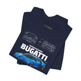 Blue Hypercar Artwork Unisex Heavy Cotton Tee High Speed Performance Inspired Streetwear Graphic Shirt For Car Enthusiasts And Automotive Art Collectors