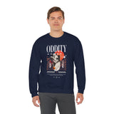 Oddity Own Your Uniqueness Unisex Heavy Blend Crewneck Sweatshirt Abstract Modern Graphic Bold Artistic Statement Streetwear Pullover