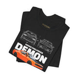 Firestorm Muscle Car Blueprint Design Unisex Heavy Cotton Tee Powerful Retro Performance Art Shirt for Streetwear Lovers & Collectors