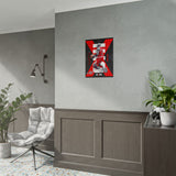 Air Ascent Glossy Poster Collector Edition Bold Motivational Wall Art Red Black Athletic Energy Modern Design For Gym Rooms Studios Offices And Ambitious Dreamers