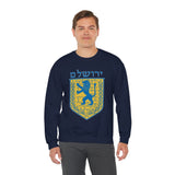 Heritage Crest Minimalist Unisex Sweatshirt Premium Streetwear Symbolic Design Cozy Warm Everyday Wear Cultural Inspired Casual Pullover Gift