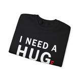 Unisex I Need A Huge Amount Of Money Crewneck Sweatshirt Funny Motivational Graphic Pullover Entrepreneur Hustle Wealth Inspired Casual Streetwear