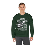 Poseidon Calling Greek God Ocean Waves Graphic Unisex Heavy Blend Crewneck Sweatshirt Surf Streetwear Coastal Vibes