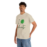I Love Plants Unisex Heavy Cotton Tee Eco Friendly Botanical Leaf Nature Lover Green Gardening T Shirt Sustainable Plant Parent Gift For Gardeners