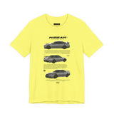 Japanese Performance Skyline Style Coupe Unisex Streetwear Tee High Speed Racing Car Graphic Shirt JDM Culture Drift Inspired Automotive Art Design Urban Fashion For Car Lovers