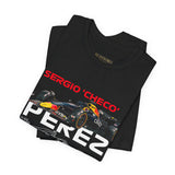 Sergio Checo Perez Inspired Formula Racing Graphic Unisex Tee Motorsport Streetwear Speed Culture Track Day Apparel Racing Fan Tribute Design For Formula Racing Enthusiasts