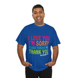 Ho’oponopono Unisex T Shirt Healing Affirmation Tee Spiritual Gratitude Mindfulness Inspired Positive Energy Heavy Cotton Graphic Top