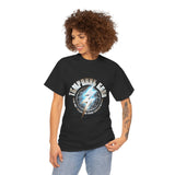 Temporal Echo Lightning Globe Graphic Unisex Heavy Cotton Tee Bold Streetwear Past Present Future Inspired T-Shirt