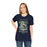 Money Mindset Unisex Jersey Short Sleeve Tee Graphic Black T Shirt Hustle Grind Wealth Entrepreneur Motivational Streetwear Bold Artistic Fashion Outfit