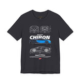 Bugatti Chiron Hypercar Side Profile Graphic T Shirt Luxury Supercar Automotive Streetwear Unisex Heavy Cotton Tee High Performance Motorsport Lifestyle Gift For Car Lovers Exotic Car Fans