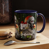 Wicked Supreme Accent Coffee Mug 11oz 15oz Statue Art Graphic Cup Supreme Inspired Streetwear Bust Design Bold Daily Motivation Ceramic Gift Drinkware