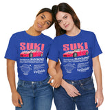 Pink Custom Roadster Blueprint Art Unisex Heavy Cotton Tee Retro Tuner Inspired Streetwear Graphic Shirt for Car Lovers and Daily Casual Wear