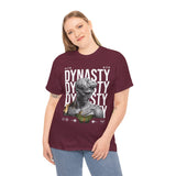 Dynasty Statue Graphic Unisex Heavy Cotton Tee Greek Sculpture Butterfly Streetwear Art Inspired T Shirt