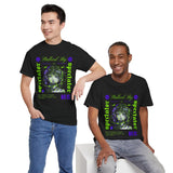 Stalked By Spectator Cyberpunk Graphic Unisex Heavy Cotton Tee Japanese Anime Glitch Streetwear T Shirt