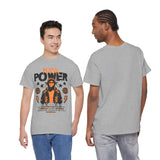 Mask Power Anonymous Strength Graphic Unisex Heavy Cotton Tee Bold Urban Streetwear Empowerment Hacker Inspired Motivational T Shirt