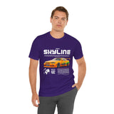 JDM Street Racing Legend Skyline R34 Inspired Supra MK4 Style Unisex Graphic Tee Japanese Drift Car Culture Motorsport Streetwear Shirt