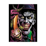Jocker Sinister Grin Glossy Poster Dark Gothic Wall Art Psychological Expression Bold Horror Design Cinematic Home Decor Collector Piece For Visionary Creatives And Fearless Souls