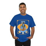 Lord Shiva Mahadev Devotional Unisex T Shirt Hindu Spiritual Graphic Cotton Tee Trishul Rudraksha Mahakal Temple Festival Wear Meditation Yoga Gift India