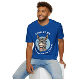Laughing Donkey Fun Cartoon Unisex Heavy Cotton Tee Bold Humor Streetwear Trendy Graphic Shirt Perfect Gift for Friends Birthdays Casual Wear