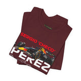 Sergio Checo Perez Inspired Formula Racing Graphic Unisex Tee Motorsport Streetwear Speed Culture Track Day Apparel Racing Fan Tribute Design For Formula Racing Enthusiasts