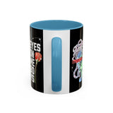 Eyes On Me Boys Medusa Accent Coffee Mug 11oz 15oz Mythological Streetwear Bold Empowerment Design Perfect Gift for Coffee Lovers Friends Birthdays Daily Motivation