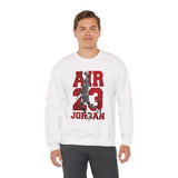 Air Jordan Sky Legend Unisex Sweatshirt Heavy Blend Motivational Athletic Streetwear Bold Basketball Inspired Design Premium Comfort Fashion For Dreamers Hustlers And Game Changers