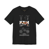 KTM 250 EXC Dirt Bike Blueprint Unisex Heavy Cotton Tee Motocross Enduro Racing Inspired Graphic T Shirt For Riders And Adventure Lovers