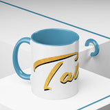 Tate Knight Logo Accent Coffee Mug 11oz 15oz Gold Foil Chess Horse Design Motivational Hustler Ceramic Cup Bold Luxury Inspired Streetwear Gift Drinkware