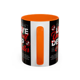 Love Yourself Deep Accent Coffee Mug 11oz 15oz Self Love Motivational Quote Cup Rose Graphic Positive Affirmation Daily Inspiration Empowerment Gift Mug