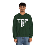 TopG Graphic Unisex Heavy Blend Crewneck Sweatshirt Black Motivational Hustler Streetwear Fitness Entrepreneur Alpha Mindset Pullover