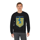 Heritage Crest Minimalist Unisex Sweatshirt Premium Streetwear Symbolic Design Cozy Warm Everyday Wear Cultural Inspired Casual Pullover Gift