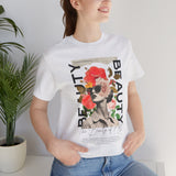 Beauty of Art Floral Collage Unisex Jersey Short Sleeve Tee Vintage Aesthetic Graphic Fashion Artistic Statement Streetwear T Shirt