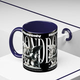 Heavenly Bond Accent Coffee Mug 11oz 15oz Angel And Lion Statue Spiritual Artistic Graphic Ceramic Cup Bold Motivational Streetwear Inspired Fashion Drinkware