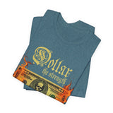 Dollar The Strength Burning Money Legacy Unisex Jersey Short Sleeve Tee Gothic Flames Graphic Bold Motivational Streetwear Statement T Shirt