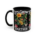 Heart Flower Accent Coffee Mug Bold Anatomical Heart Floral Design Motivational Ceramic Cup Empowering Symbol of Love Strength and Vitality Perfect Gift for Coffee Lovers Friends Birthdays Office Desk and Cozy Tea Moments