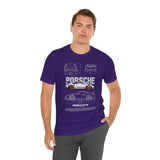 High Performance Track Racer Blueprint Art Unisex Heavy Cotton Tee Streetwear Motorsport Enthusiast Graphic Shirt