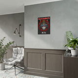 Strategic Warrior Premium Poster Bold Samurai Wall Art Motivation Decor for Office, Studio, or Home