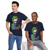 The Jocker Why So Serious Within Unisex Heavy Cotton Tee Bold Psychological Streetwear Art Dark Emotion Graphic Shirt for Fearless Thinkers and Urban Rebels